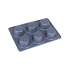 Aluminium Non Stick Muffin Tray - 6 cavity