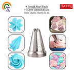 Cake Nozzle – N8 Closed Star Shape