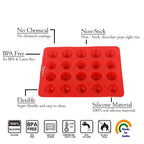 Silicone Chocolate Ball Dome Shape Mold – 20 Cavity