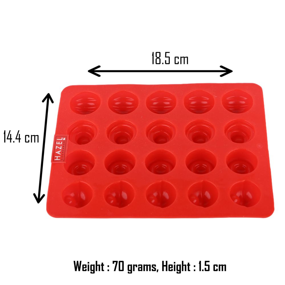 Silicone Chocolate Ball Dome Shape Mold – 20 Cavity
