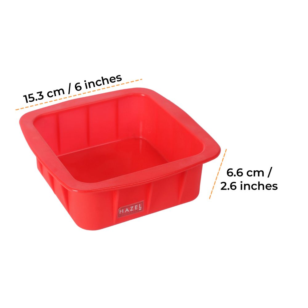 Small Silicone Square Cake Mould, 15cm