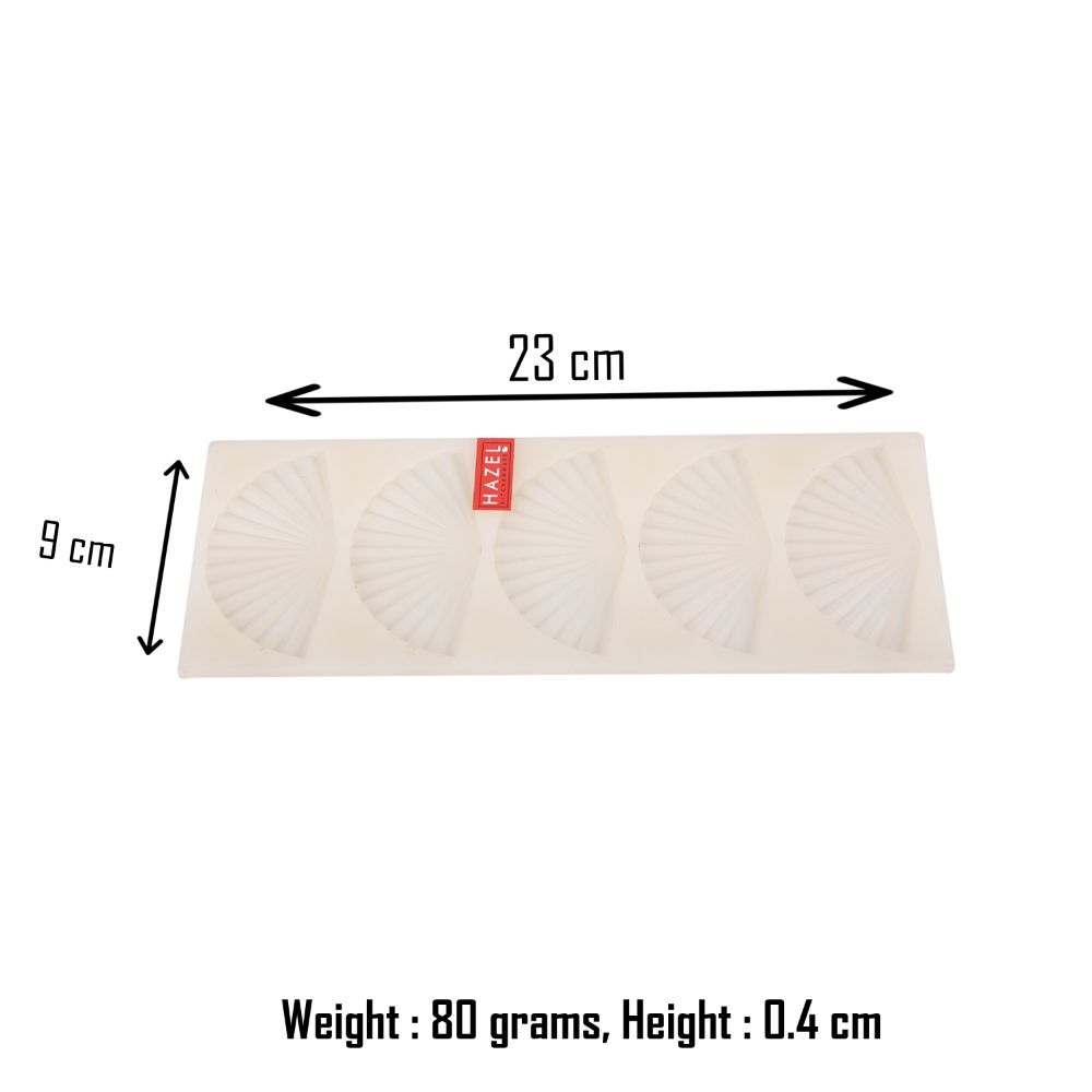 Silicone Fondant Flower Mold – 5 Cavity - alternate view 4