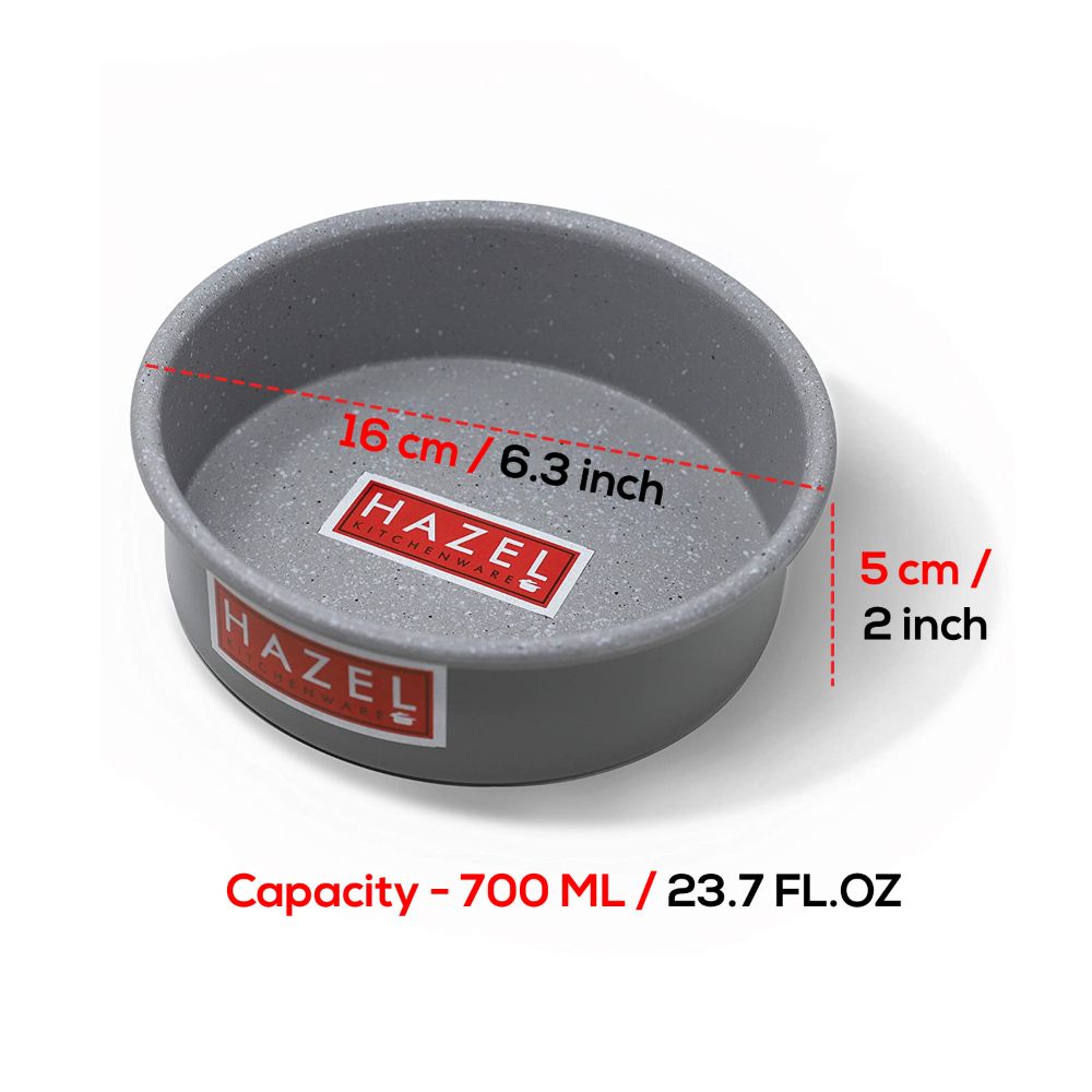 Non Stick Cake Mould Round – 500 GM, Grey