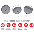 Non Stick Cake Mould Round – 1 Kg, Grey