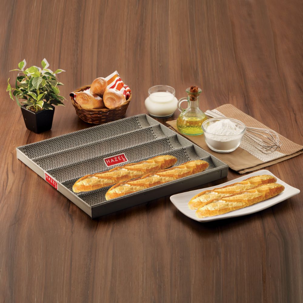 French Bread/Subway Tray– 16x15 Inch, Grey