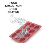 HAZEL Aluminium Non Stick Muffin Tray – 12 Cups (Red)