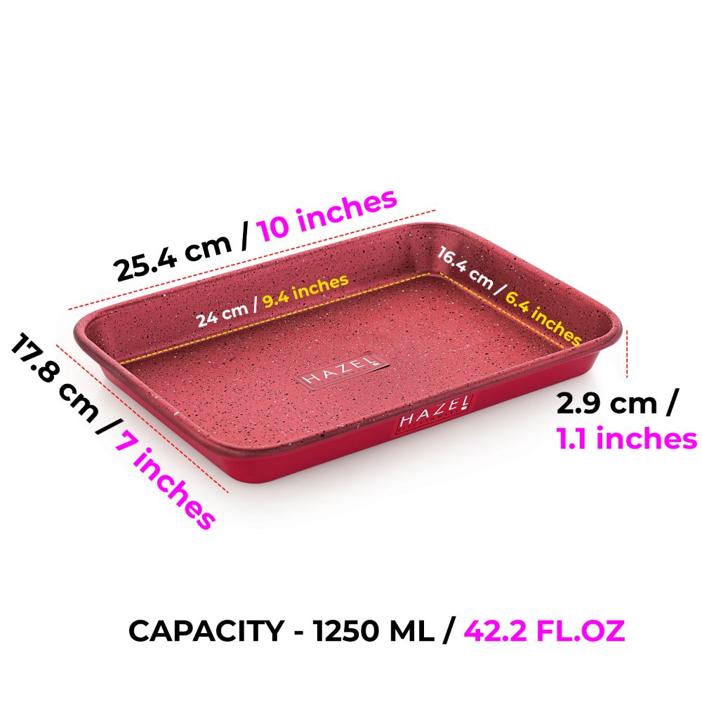Non Stick  Baking Tray – Red