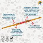 Wooden Belan /Rolling Pin for Chapati ,Puri & Papad, 36cm