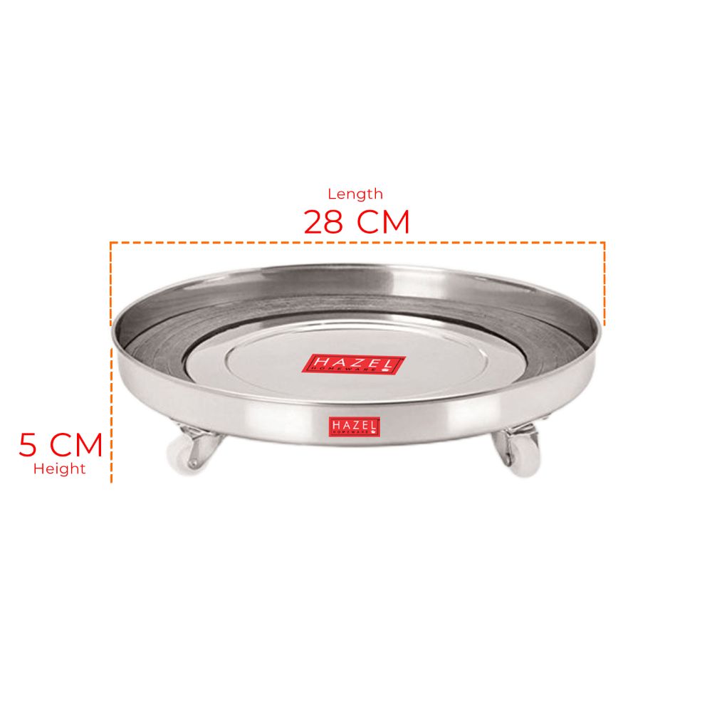 Stainless Steel Gas Cylinder Trolley with Rollers