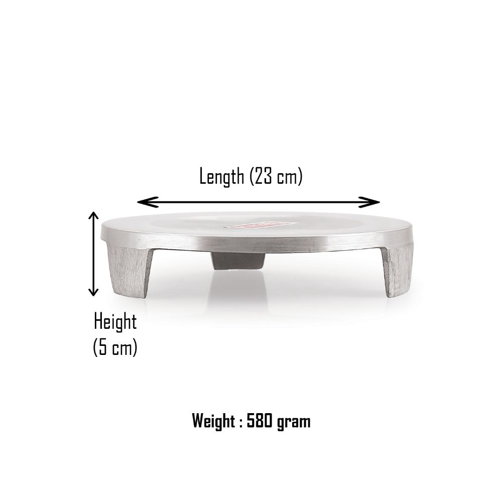 Aluminium Chakla (Roti Rolling Board) – 23 cm