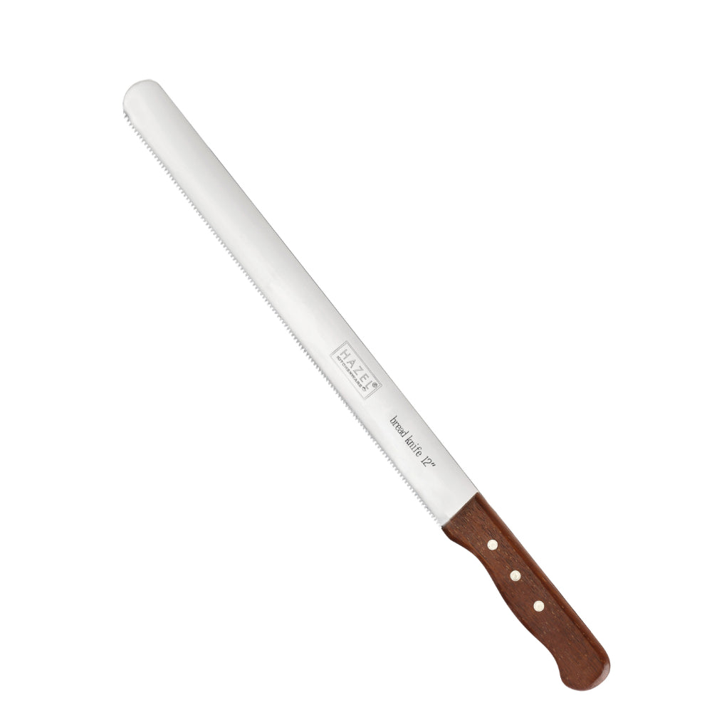 Steel cake Cutting Knife with Wooden Handle – 12 Inch