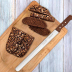 Steel Bread Knife with Wooden Handle – 14 Inch
