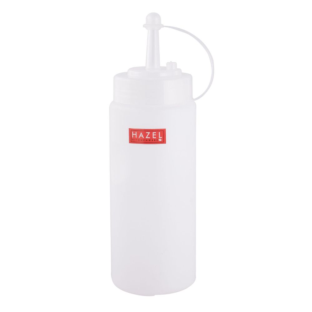 Plastic Chutney/Sauce Squeeze Bottle for Cafeterias, 610 ML