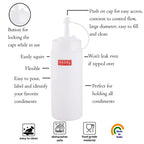 Plastic Chutney/Sauce Squeeze Bottle for Cafeterias, 610 ML