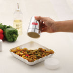 Stainless Steel Coco Powder Shaker with Handle and Plastic Lid – 310 ML
