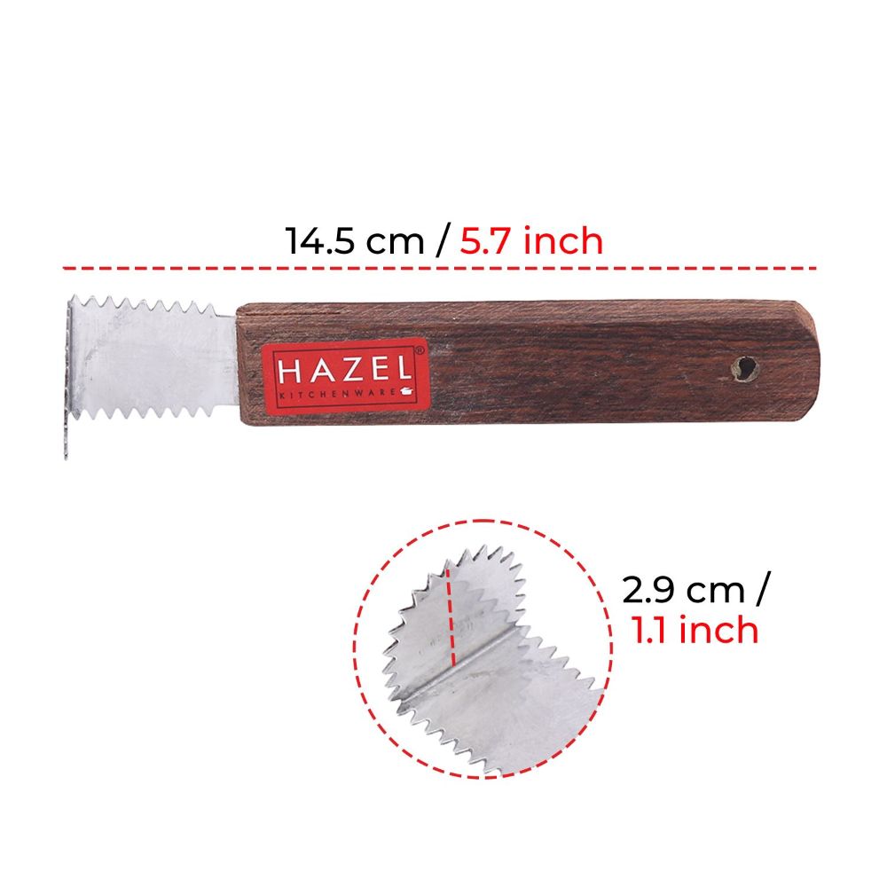 Coconut Scraper with Steel Blades