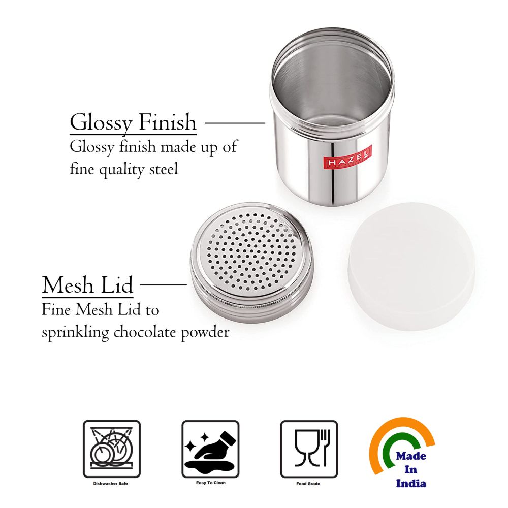Stainless Steel Powder Shaker – 310 ML