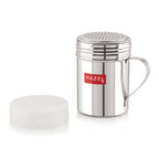 Stainless Steel Powder Shaker with Handle and Plastic Lid – 310 ML