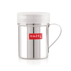 Stainless Steel Powder Shaker with Handle and Plastic Lid – 310 ML