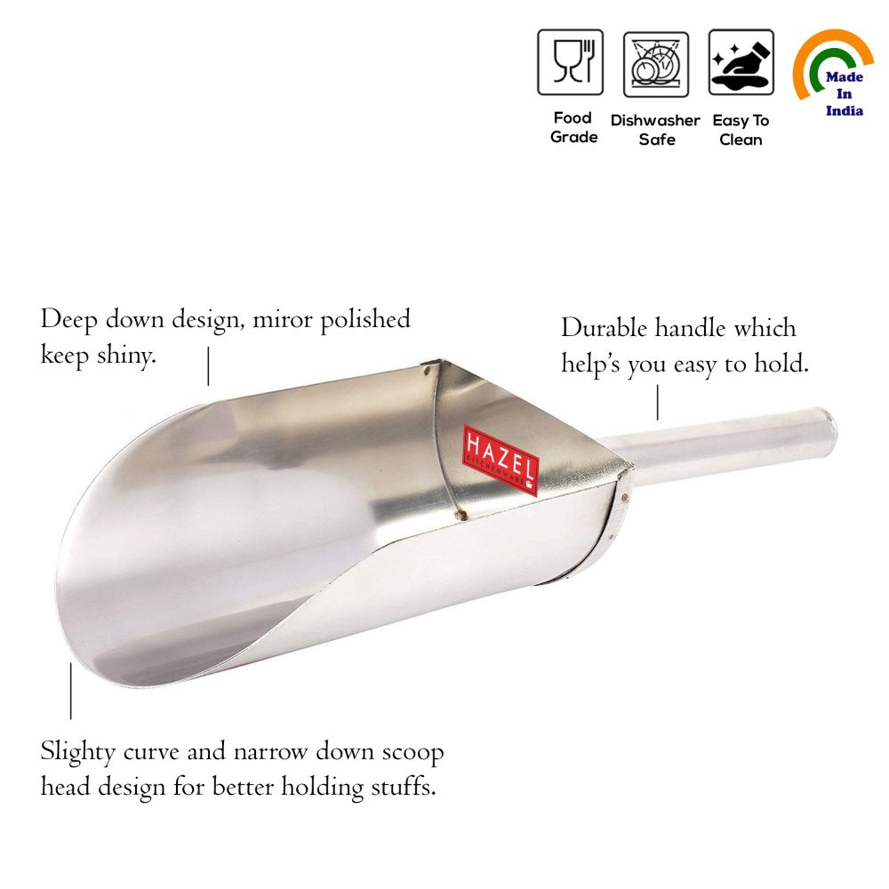 Stainless Steel Scoop Spoon For Grocery Shop