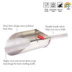 Stainless Steel Scoop Spoon For Grocery Shop