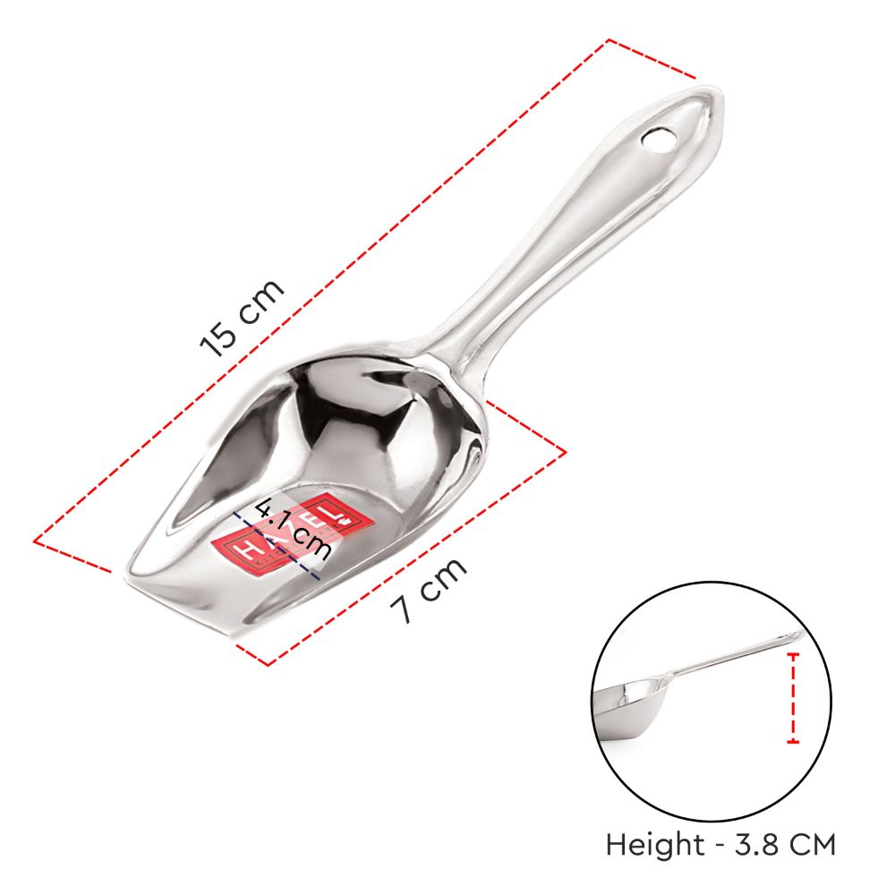Stainless Steel Flour Scoop - Extra small