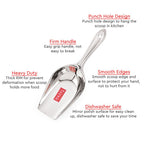 Stainless Steel Flour Scoop - Large