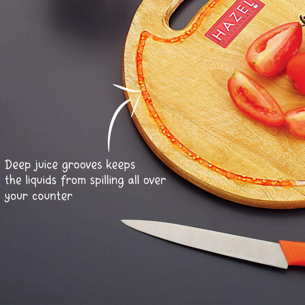 Round Vegetable Chopping Board -  33.5cm