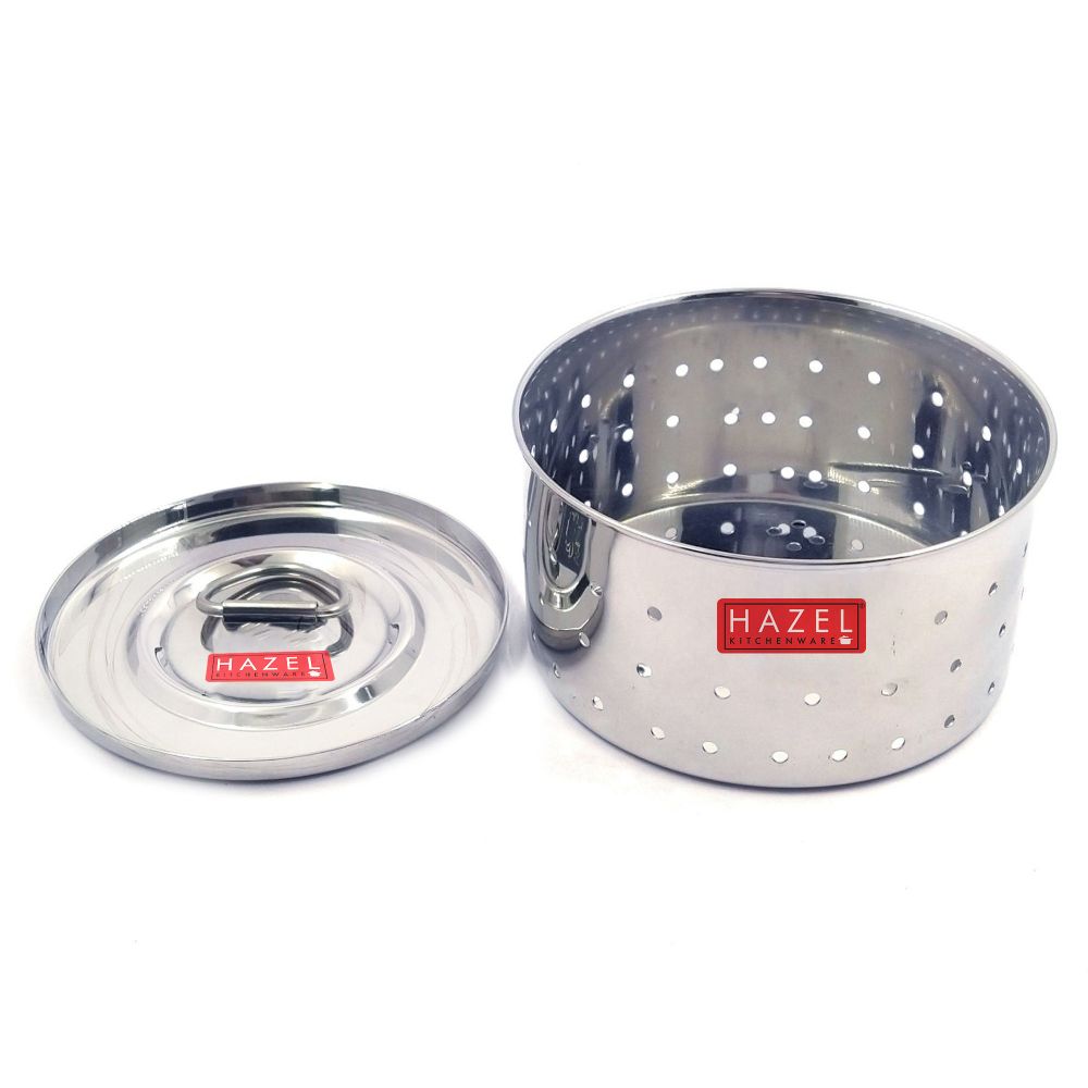 Stainless Steel Paneer Maker Mould – Big Size on a white background.