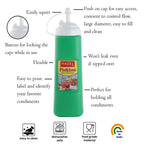 Plastic Chutney/Sauce  Bottle for Restaurants 430ML – Green