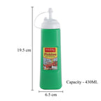 Plastic Chutney/Sauce  Bottle for Restaurants 430ML – Green