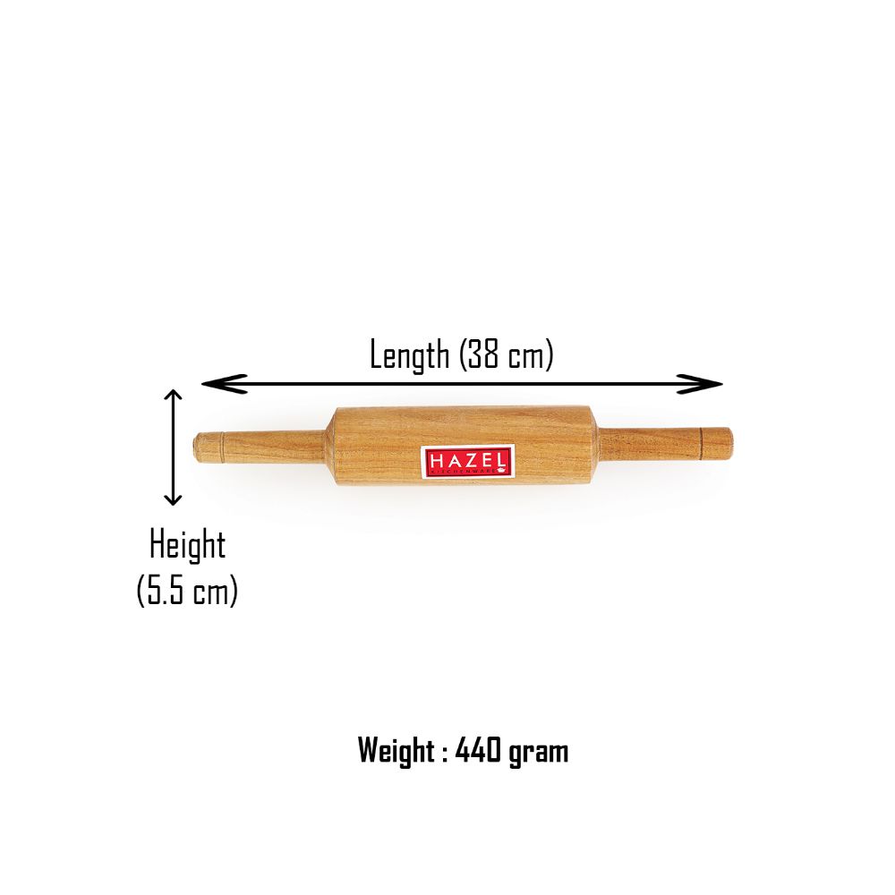 Wooden Belan (Rolling Pin) – 38 cm