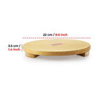 Wooden Chakla/Polpat , 21cm