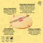 Wooden Chakla and Belan Combo - 2 Pc Set, 21cm