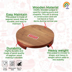 Wooden Chakla/Polpat, 24cm