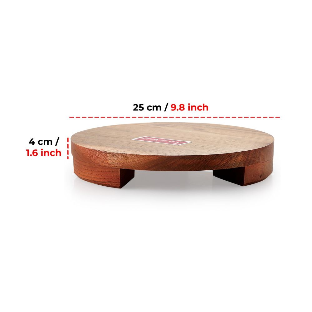 Wooden Chakla/Polpat, 24cm