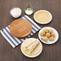 Wooden Roti Chakla – Sagwan Wood, 23cm