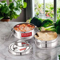 2-Tier Steel Locking Tiffin