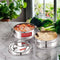 2-Tier Steel Locking Tiffin