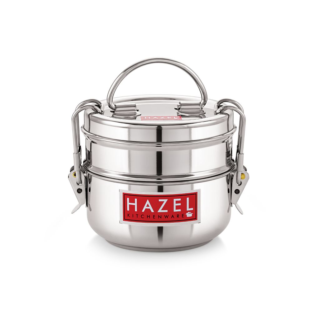 2-Tier Steel Locking Tiffin