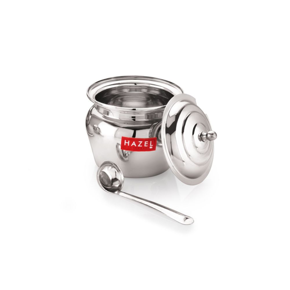 Stainless Steel  Ghee Dani / Oil Container, 300ML