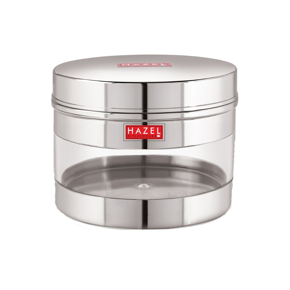 Stainless Steel Transparent Container, 500 ML