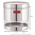 Stainless Steel See through Container, 1350 ML