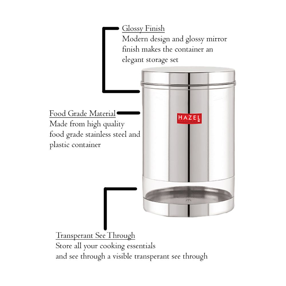 glossy mirror finish, and transparent see-through design with callout labels.
