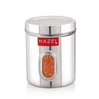Steel Storage Container with Airtight Lid, Transparent, 1400 ML