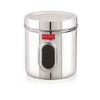 Steel Storage Container with Airtight Lid, Transparent, 1700 ML