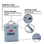 Rectangle Coffee Storage Container With Handle, 1150ML