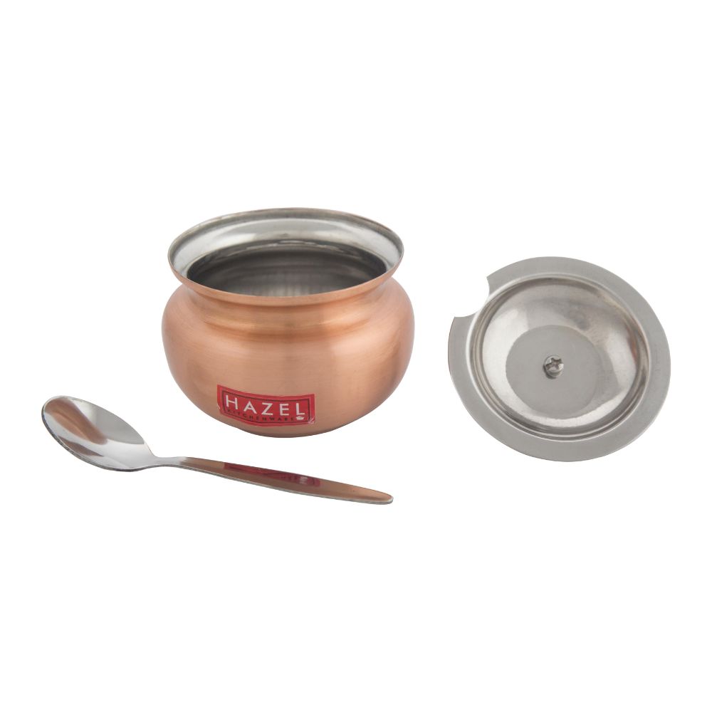 Stainless Steel  Copper Base Ghee Conatiner, 150ML