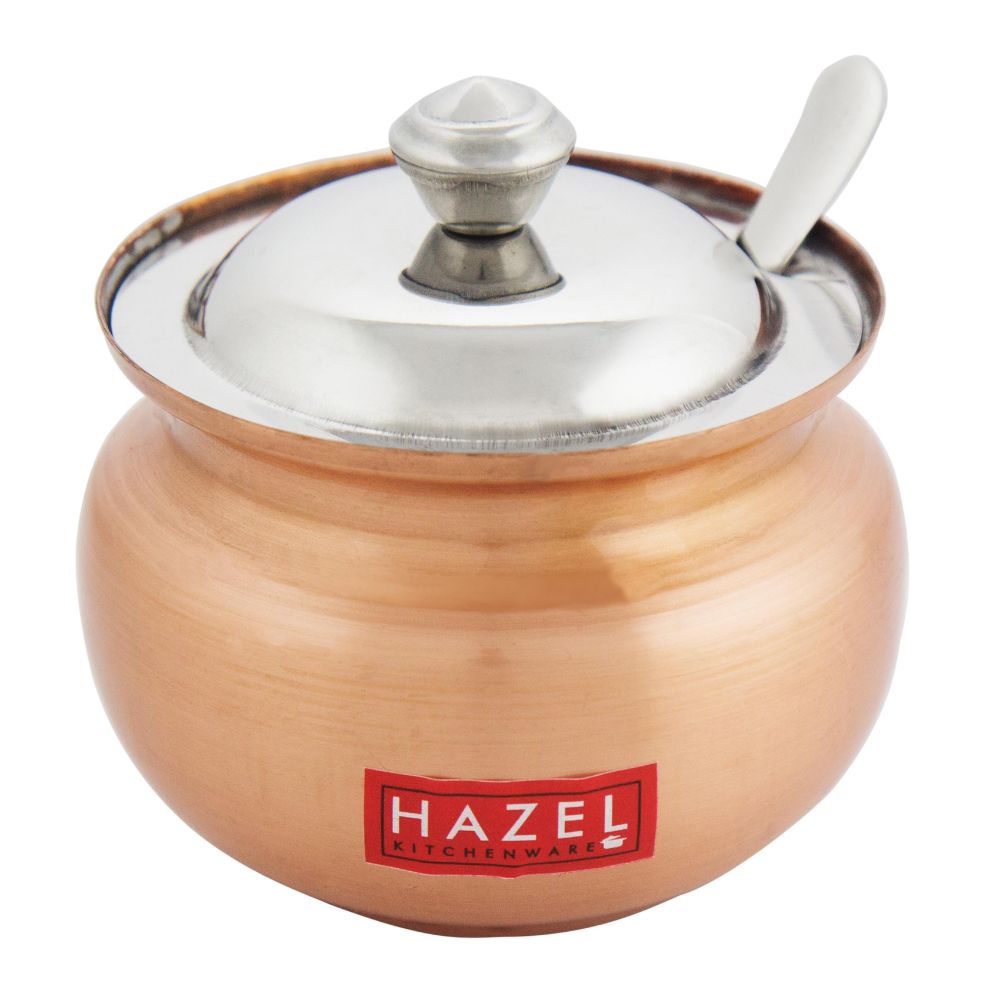 Stainless Steel  Copper Base Ghee Conatiner, 150ML