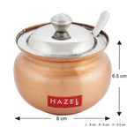 Stainless Steel Copper Base Ghee Conatiner, 300ML